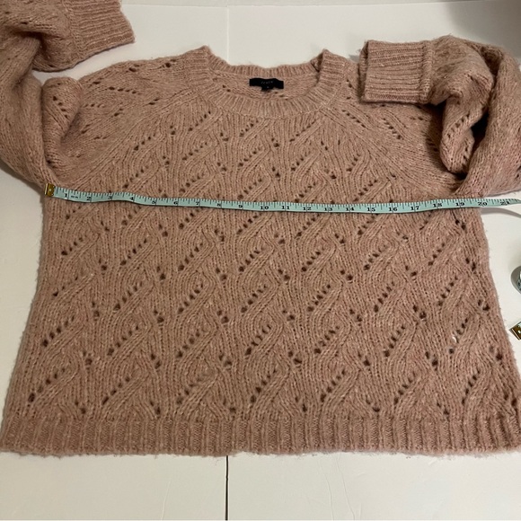 J. Crew Womens Pointelle
Crewneck Sweater Size Small - Picture 7 of 9